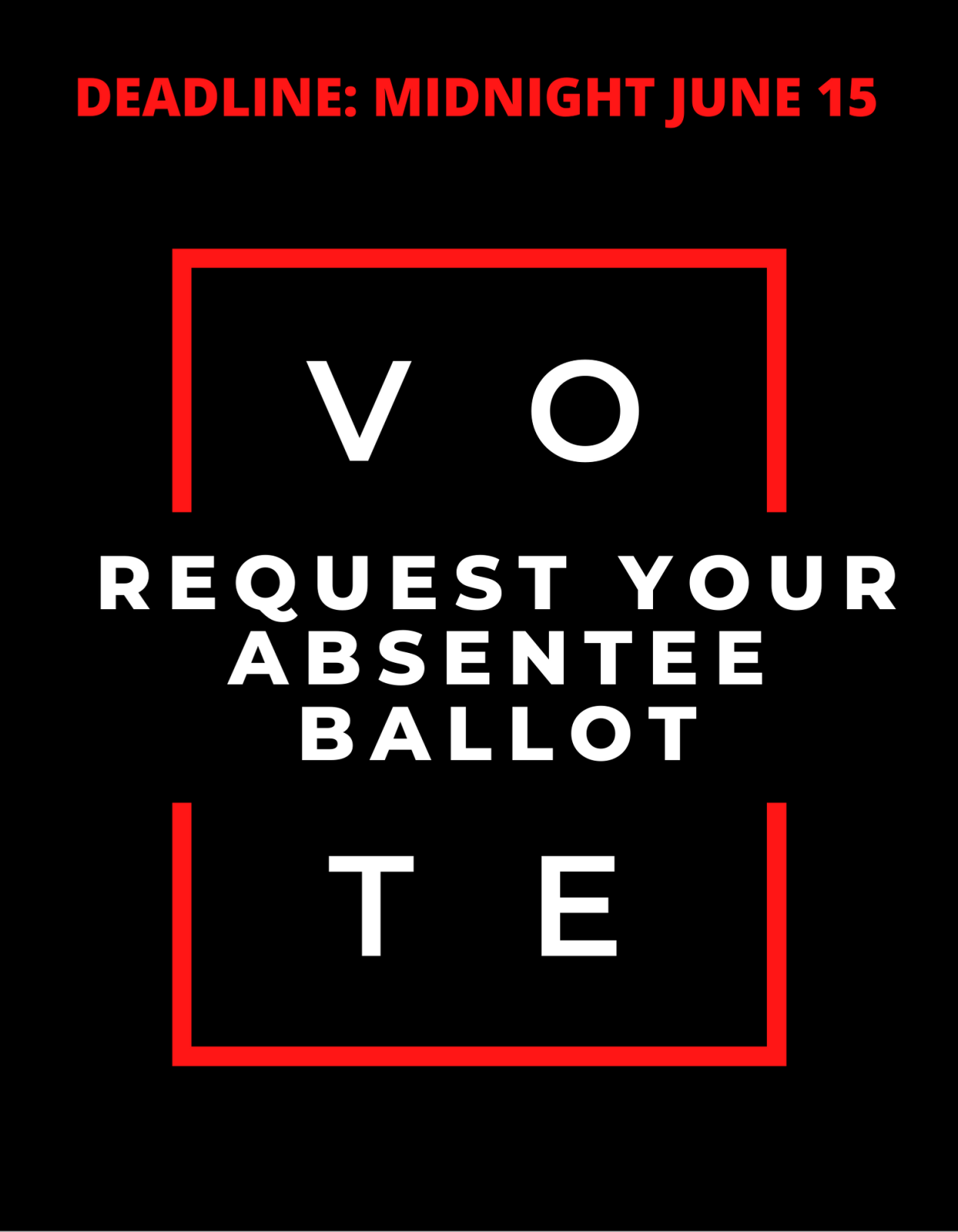 Request your ballot deadline